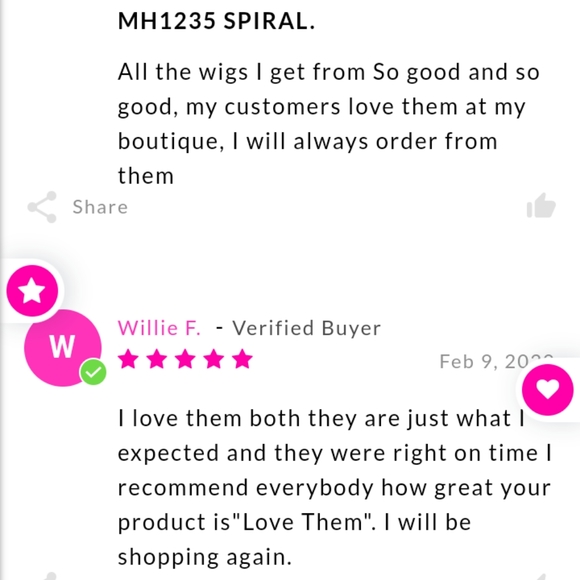 Bobbi Boss 100% Human Hair Wig Spiral Cut - Picture 7 of 8